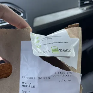 Receipt