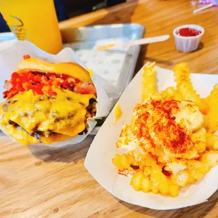 Smoke Shack &amp; Spicy Cheese Fries