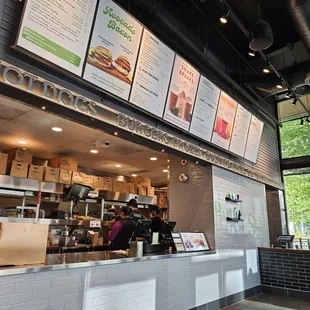 the interior of the shake shack kirkland