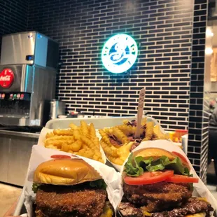 &apos;Shroom Burger, Shack Stack, Fries and Bacon Cheese Fries