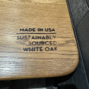 Table Engraving