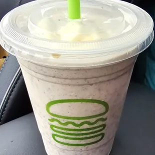 Cookies and cream milk shake