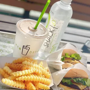 ShackBurger Fries Shakes