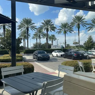 Nice outdoor seating