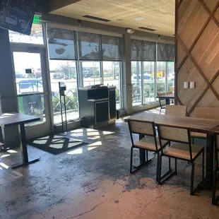a view of the inside of a shake shack