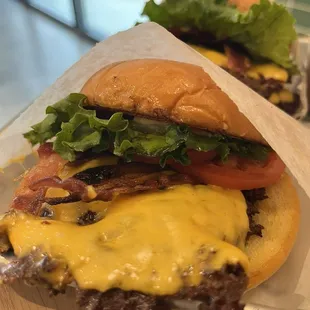 Shack ShackBurger with bacon