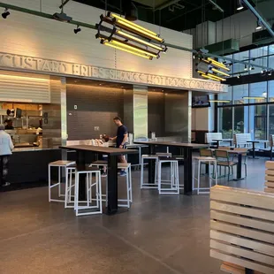 the interior of shake shack