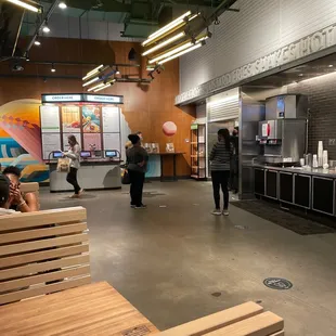 the inside of shake shack