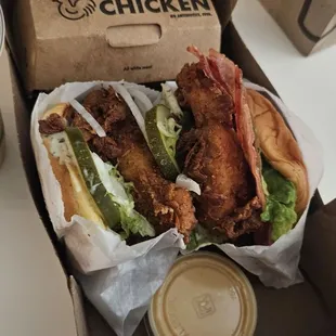Chicken Shack and Chicken Avocado Bacon Shack