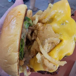 Special- not bad.  Fried onions and special sauce