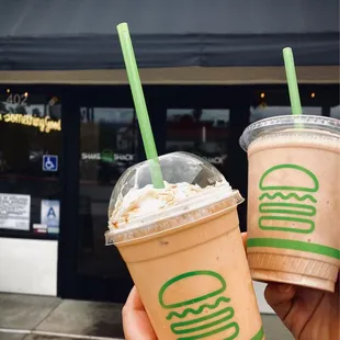 Shake shack cheers!