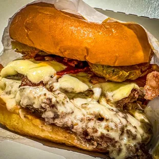 Carolina BBQ Bacon Burger
