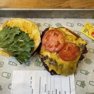 Pretty pathetic burger