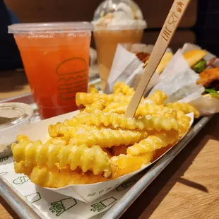 Truffle parmesan fries