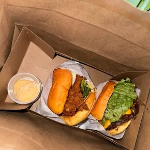 Chicken Shack, Shack Burger
