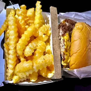 Cheeseburger and Fries