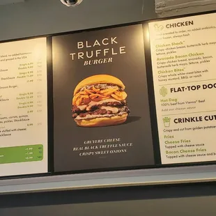 The Black Truffle Burger. Yum!