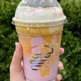 Had to give the new Pride shake a try! It&apos;s delicious!