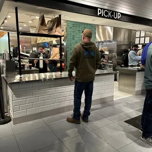 Big kitchen, very busy.