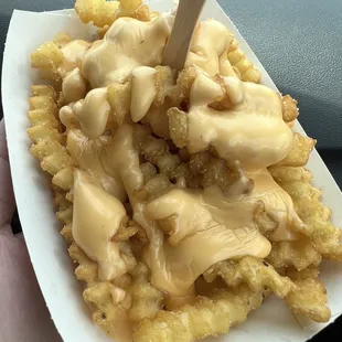 Cheese Fries -- with fry fork!