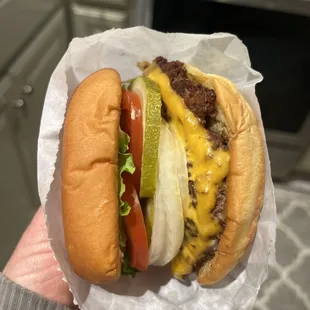 The burger in this pic was the best of the bunch. The others were small, dry and they forgot bacon in our bacon/cheeseburger.