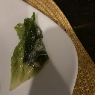 Wilted lettuce not fresh