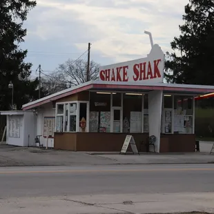 Shake Shak, from the parking lot across the street.