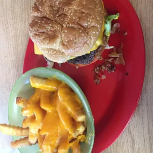 Double cheese burger