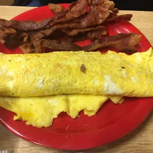 Veggie with side of bacon