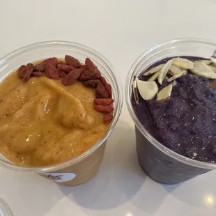 Sun shine/ Berry Blast smoothie