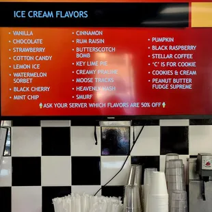 Jan 2023: The available flavors