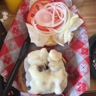 Mushroom Swiss Burger