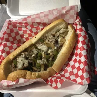 Impossible Veggie Cheesesteak