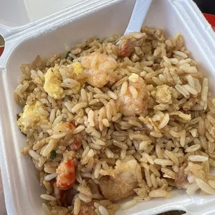 Seafood rice