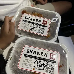 Our bowls came sealed so it was still piping hot! So fun getting to shake the bowl to mix it up before enjoying.