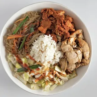 Combo rice bowl (pick any two proteins)