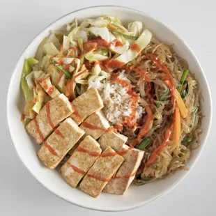 Tofu rice bowl