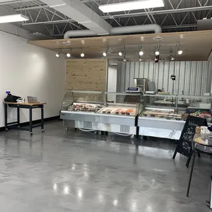 the inside of the store