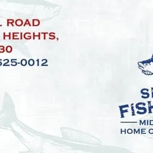 Shaker's Fish Market business card
