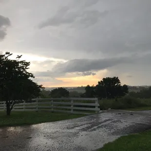 Sunset after the storm.