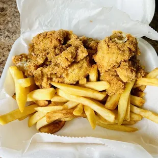 Fish fingers with French Fries