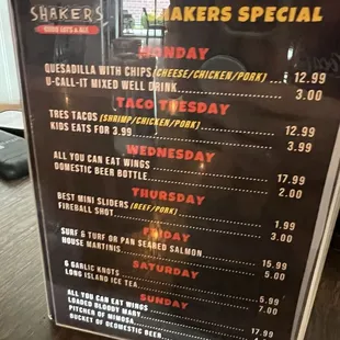 Specials