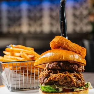 Piled High Burgers