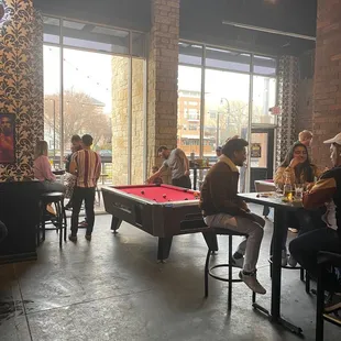 Always down for a good game of pool.