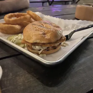 The chicken fried chicken sandwich