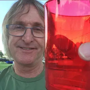 Opening night of r&amp;j (actually last night was but storms postponed it). Wine, paninis, hummus and friends.