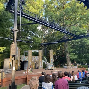 View of the stage in Central Park -- July 2024