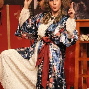 Erin Woods in The Revolutionists, 2018. Photo by April Porterfield.