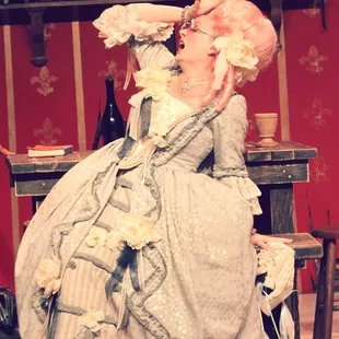 Amanda Lee in The Revolutionists, 2018. Photo by April Porterfield.