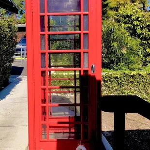 Fendi next to the British phone booth